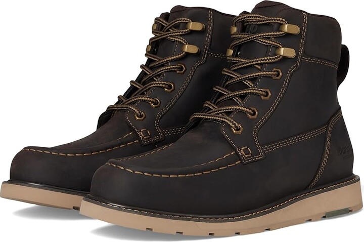 Dunham Brisco Men's Boots Dark Brown Leather : 9 2E, EVA/Lace/Leather