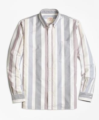 Brooks Brothers Stripe Oxford Sport Shirt