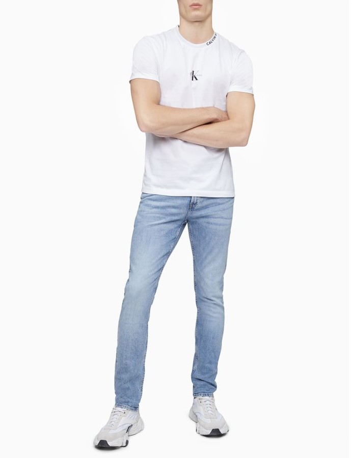 Calvin Klein Skinny Fit London Frost Jeans - ShopStyle Clothes and Shoes