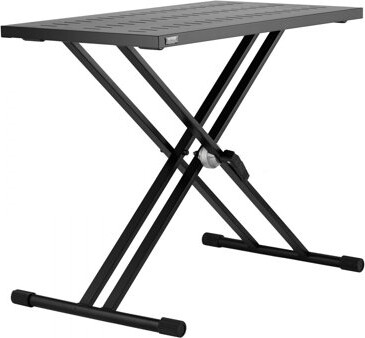 Stellweilan Tessberg Portable DJ Table with Double-X Braced Keyboard Stand Adjustable Height