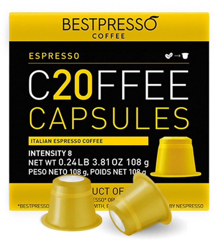 Bestpresso Espresso Nespresso Originaline Compatible Capsules 120