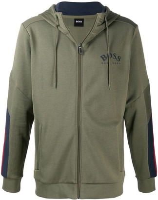 boss pique overhead hoodie