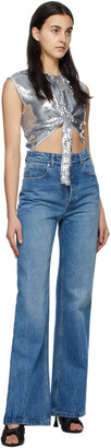 Paco Rabanne Blue Flare Jeans