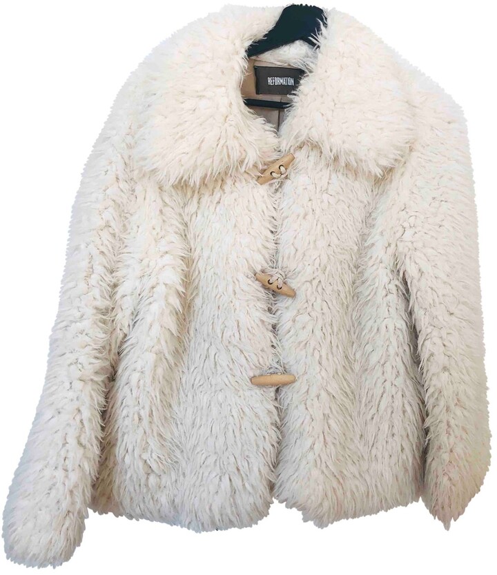 reformation fur jacket