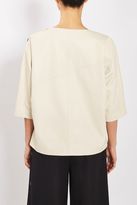 Thumbnail for your product : Boutique Leather batwing top