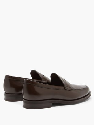 Tod's Logo-debossed Leather Penny Loafers - Brown