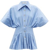 Thumbnail for your product : Palmer Harding Courageous Hearts Organic Cotton-blend Shirt - Light Blue