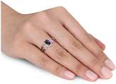 Thumbnail for your product : Black Diamond 10K Rose Gold, 1 CT. T.W. Diamond Oval Halo Ring