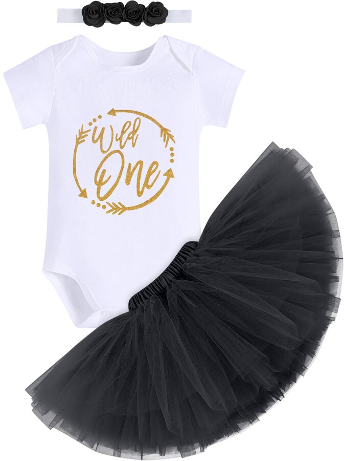 infant black tutu