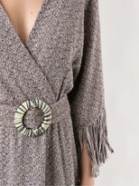Thumbnail for your product : Framed Colorado fringed midi dress