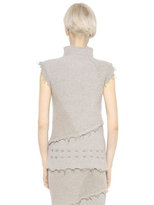 Thumbnail for your product : Damir Doma Wool & Alpaca Sweater With Raw Cut Edges