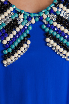 Thumbnail for your product : Karina Grimaldi Aires Beaded Romper