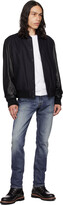 Thumbnail for your product : Belstaff Black & Navy Hadley Leather Jacket