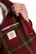 Thumbnail for your product : Brooks Brothers Notch Lapel Front Three Button Plaid Wool Jacket