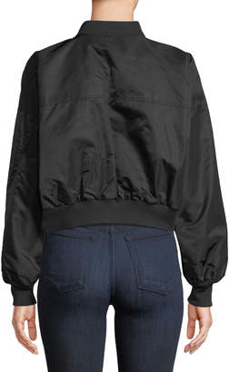 Alexander Wang T By Zip-Front Twill Jacket