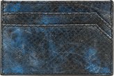 Thumbnail for your product : Jimmy Choo Blue Python Dean Card Holder