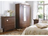 Thumbnail for your product : Consort Furniture Limited Berkley 3-door, 4-drawer Mirrored Wardrobe