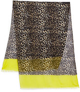 Thumbnail for your product : Kate Spade Cuban Leopard-Print Scarf