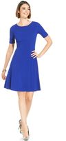 Thumbnail for your product : Tahari by ASL Short-Sleeve A-Line Dress