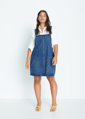 denim pinafore size 18