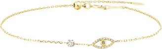 PERSÉE Eye gold diamond bracelet