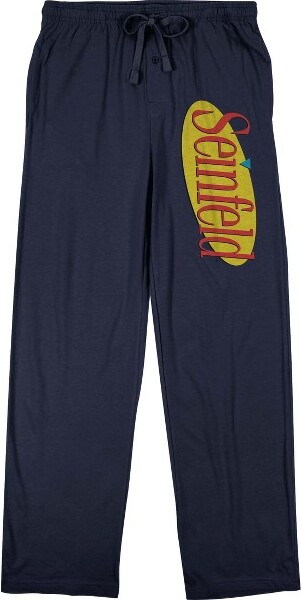 Seinfeld Logo Men's Navy Sleep Pajama Pants-Small - ShopStyle