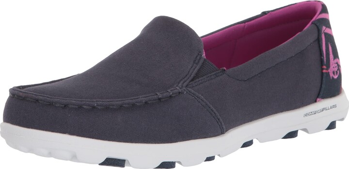 Skechers mens On-the-go 2.0 - Canvas Slip on Boat Shoe - ShopStyle
