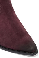 Thumbnail for your product : Isabel Marant Dewina Suede Ankle Boots - Burgundy