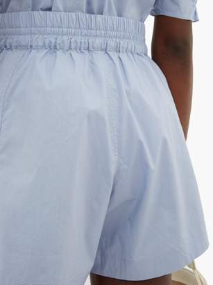 Apiece Apart Trail A-line Cotton Shorts - Light Blue