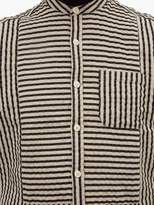 Thumbnail for your product : Oliver Spencer Striped Organic Cotton Shirt - Mens - Black