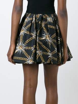 Fausto Puglisi sun and chain print skirt