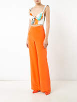 Thumbnail for your product : Christian Siriano knot detail crop top