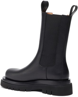 Bottega Veneta Lug' tall leather boots
