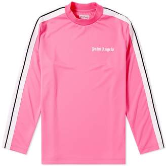 Palm Angels Long Sleeve Track Taping Tee