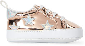 Rising Star (Infant Girls) Rose Gold Metallic Star Low-Top Sneakers