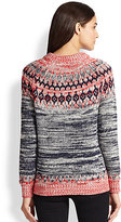 Thumbnail for your product : Florian Cardigan Cotton Fairisle Sweater