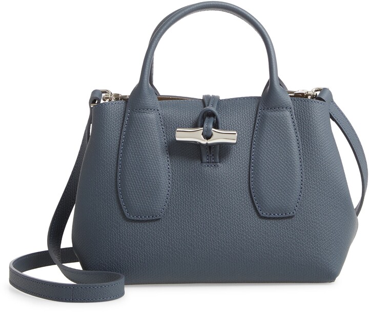 Longchamp Small Roseau Leather Crossbody Tote ShopStyle Shoulder Bags