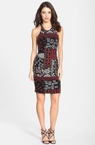 Thumbnail for your product : Nicole Miller Metallic Print Jersey Body-Con Dress
