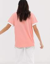 Thumbnail for your product : adidas adicolor three stripe t-shirt in pink
