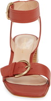 Thumbnail for your product : Gianvito Rossi Buckle Ankle Strap Block Heel Sandal
