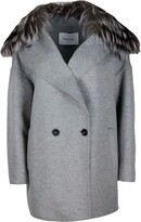 Coat In Soft Wool And Cashmere Yarn 