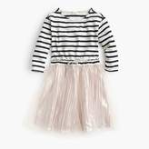 Thumbnail for your product : J.Crew Girls' stripe-and-shimmer dress