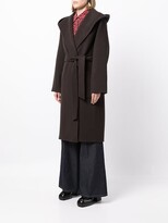 Thumbnail for your product : P.A.R.O.S.H. Belted Wool Coat