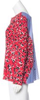 Thumbnail for your product : Thakoon Abstract Print Silk Top