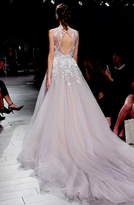 Thumbnail for your product : Leah Floral Sequin V-Neck Tulle Ballgown