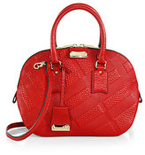 Thumbnail for your product : Burberry Embossed Small Orchard Satchel