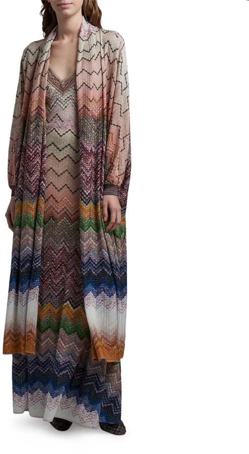 fine knit maxi cardigan