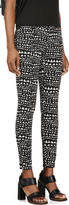 Thumbnail for your product : Stella McCartney Black & White Heart Print Jeans
