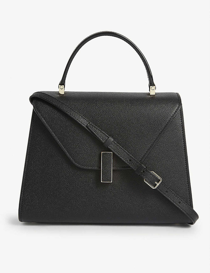 Valextra Isdie medium grained leather crossbody bag - ShopStyle