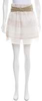Thumbnail for your product : Brunello Cucinelli Striped Mini Skirt